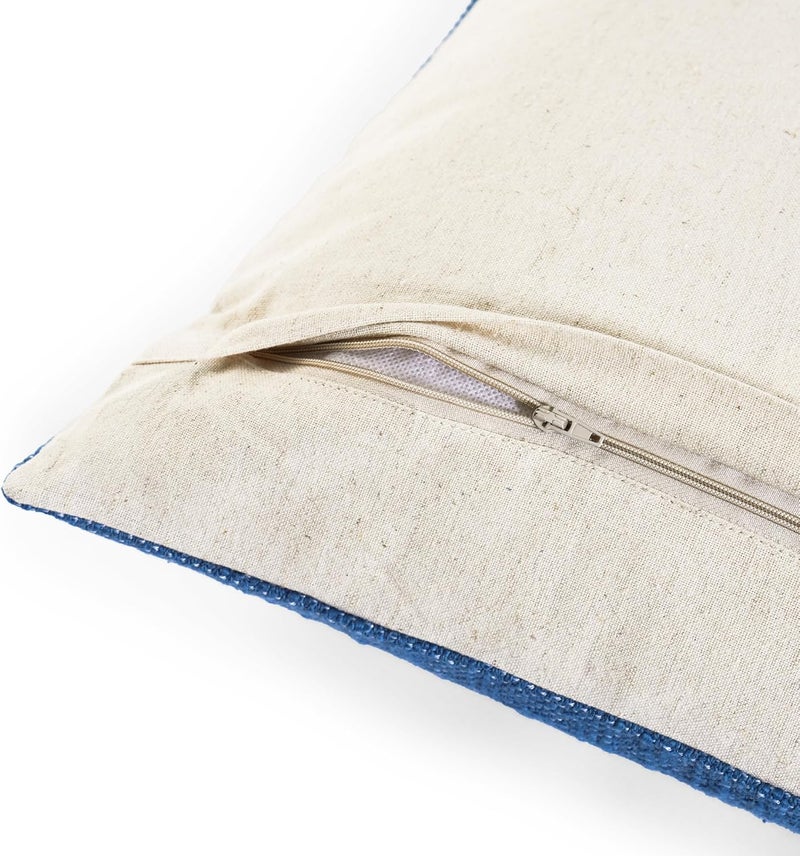 Eminence Home Vento 2-Piece Cushion Cover Set 45x45cm - Navy - Image 4